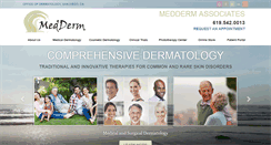 Desktop Screenshot of medderm.net
