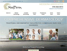 Tablet Screenshot of medderm.net